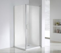 Wellis zuhany kab. Qadrum egy nyílóajtó szögletes Easy Clean 90x90x190